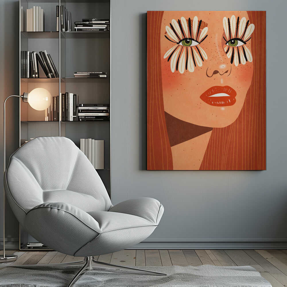 Flower Eyes - Poster / Art Print