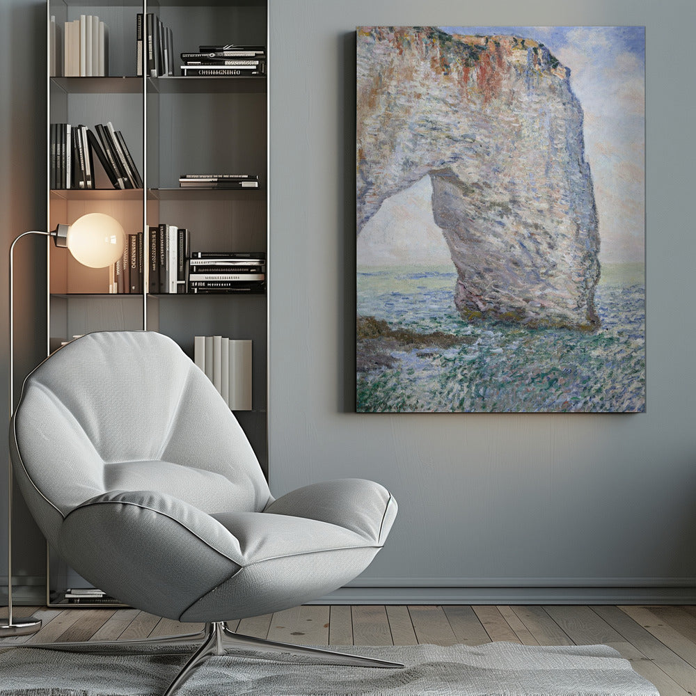 The Manneporte Near Étretat (1886) - Poster / Art Print