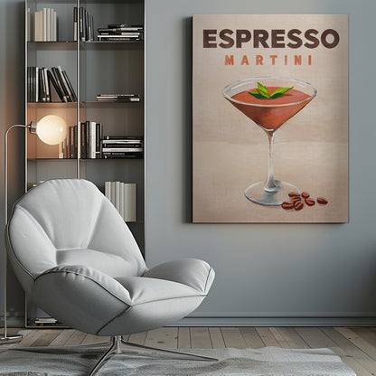 Espresso Martini Cocktail Bar Decor - Poster / Art Print