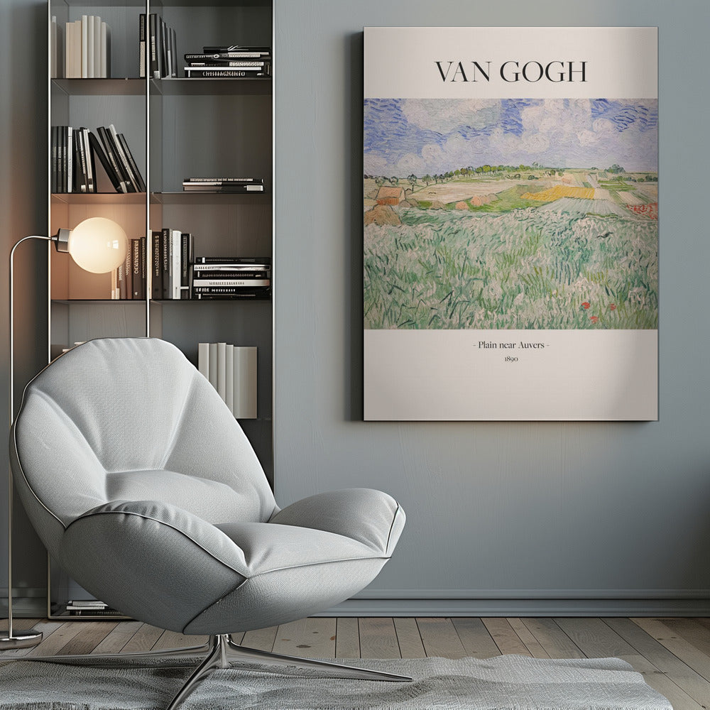 Plain Near Auvers - Poster / Art Print