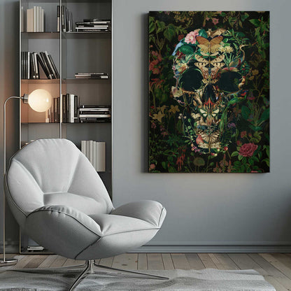 Papillon Skull - Poster / Art Print