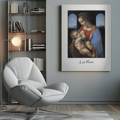 Madonna Litta (mid 1490s) - Poster / Art Print