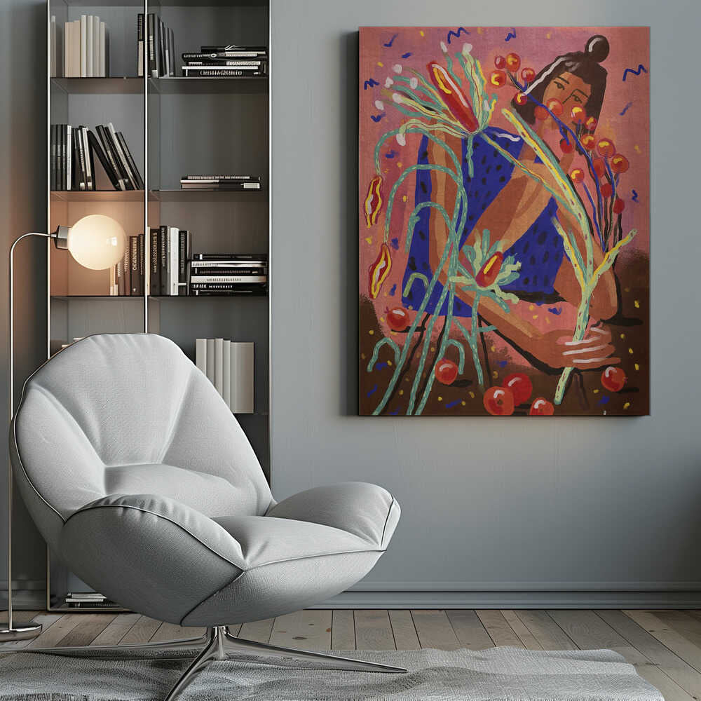 Pick a flower - Poster / Art Print