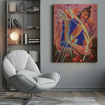 Pick a flower - Poster / Art Print