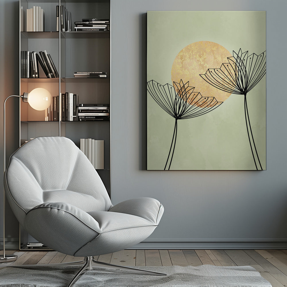 Abstract Botanical Art Print - Poster / Art Print