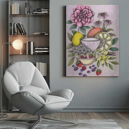 Rococo Tea - Poster / Art Print