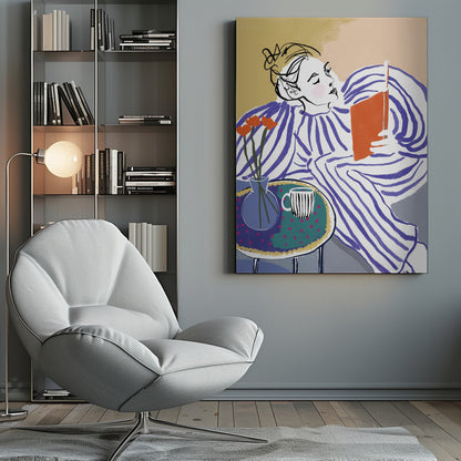 Cozy Reading Corner - Poster / Art Print