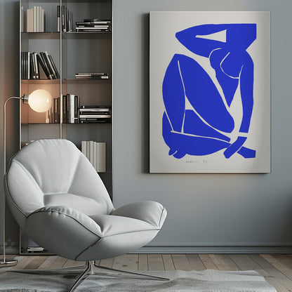 Nudo Blu III 1952 - Poster / Art Print
