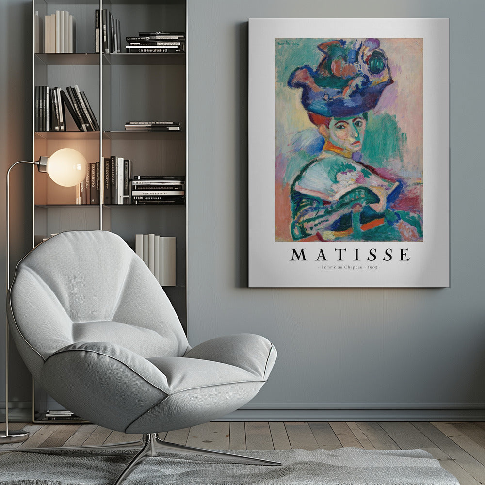Woman With Hat 1905 - Poster / Art Print