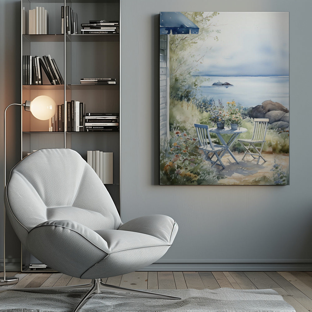 Summer Theme In Watercolor No 7 - Poster / Art Print