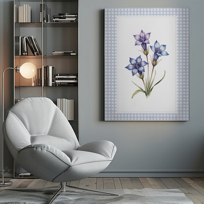 Gentiana Flowers - Poster / Art Print