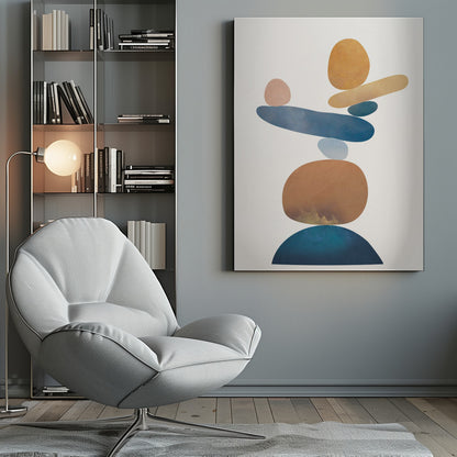 Balancing Shapes - Poster / Art Print