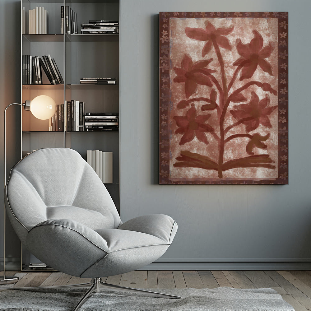 Floral Tapies - Poster / Art Print