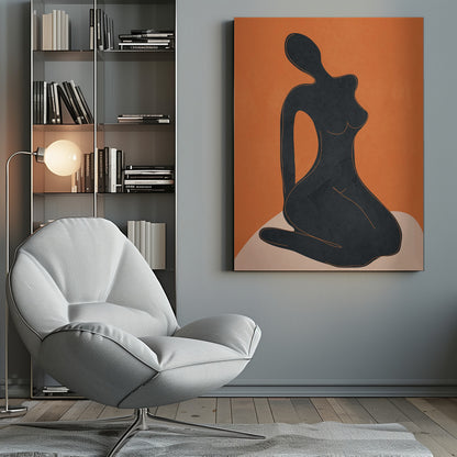 Abstract Nude II - Poster / Art Print
