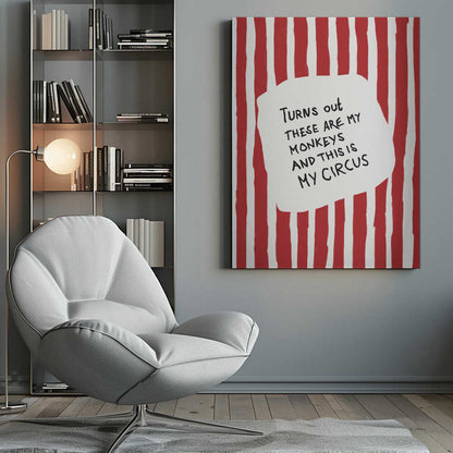 Turns Out These Are My Monkeys - Poster / Art Print