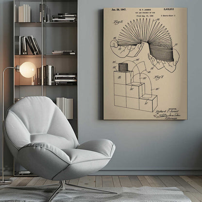 Toy and Process of Use Patent 1947 - Poster / Art Print