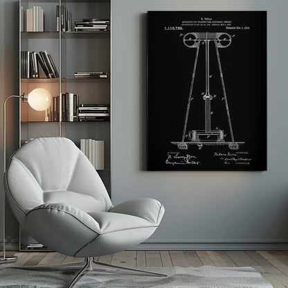 Transmitter Patent 1914 - Poster / Art Print