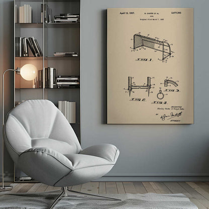 Goal Patent 1933 - Poster / Art Print
