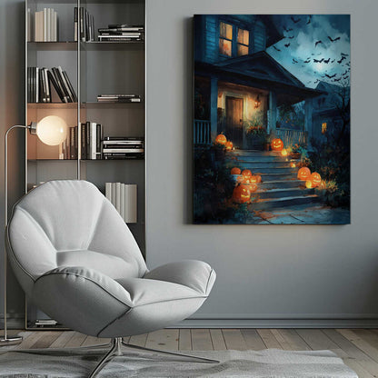 Halloween Scene (3) - Poster / Art Print