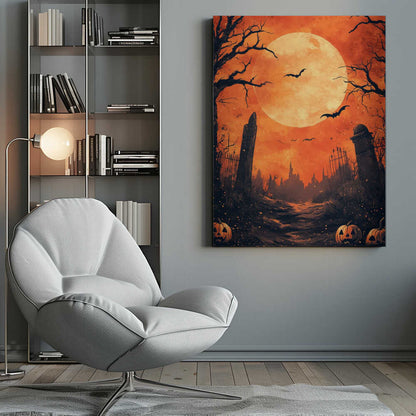 Halloween Scene (10) - Poster / Art Print