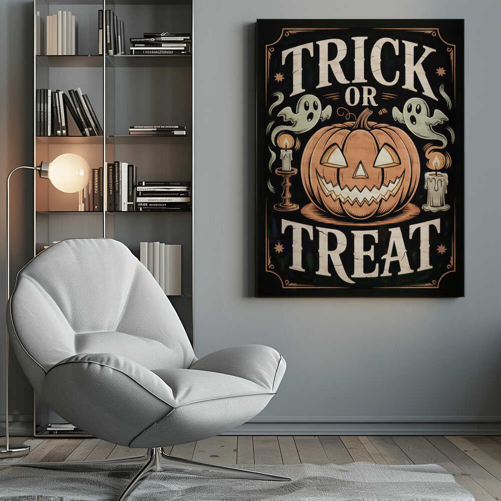 Halloween Trick or Treat - Poster / Art Print