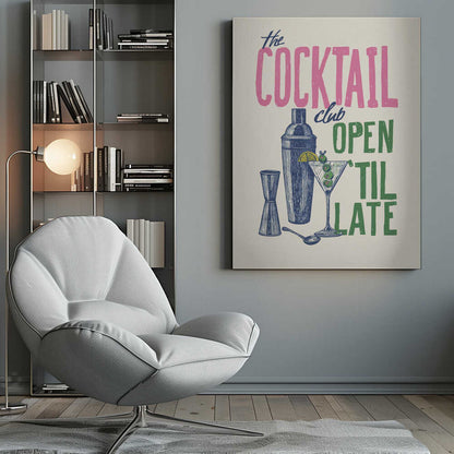 The Cocktail Club - Poster / Art Print