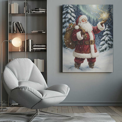 Santa Claus Magic - Poster / Art Print