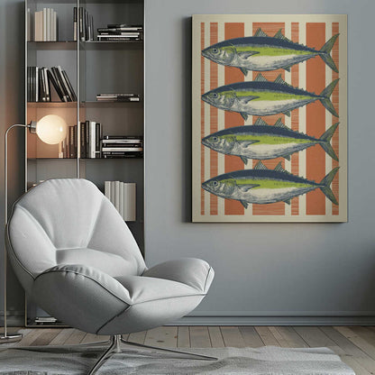 Four Fishes - Poster / Art Print