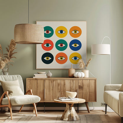 Nine Eyes - Poster / Art Print