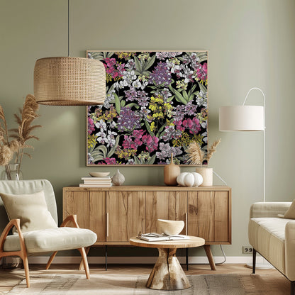 Colorful Flowers Pattern - Poster / Art Print