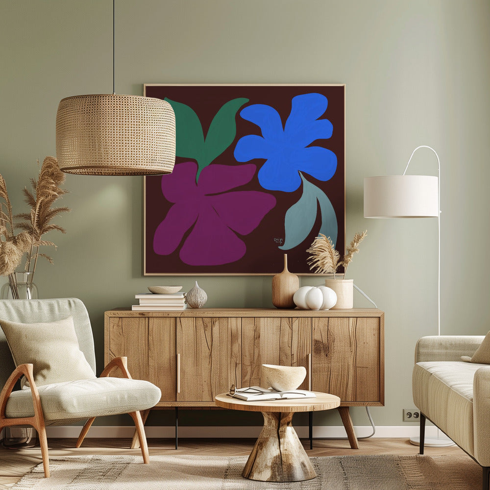 Graphic Florals - Poster / Art Print
