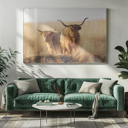 Young and old Highlander - Poster / Art Print