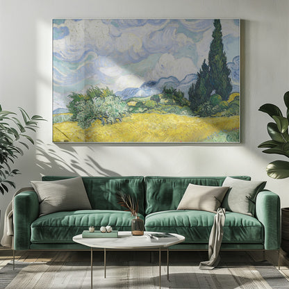 Wheat Field With Cypresses - Poster / Art Print
