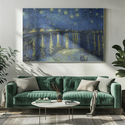 The Starry Night Over The Rhone - Poster / Art Print