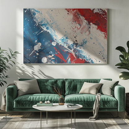 Red White and Blue - Poster / Art Print