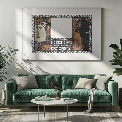 Telephone Conversation - Poster / Art Print