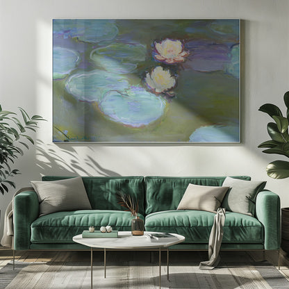 Nympheas (1897–1898) By Claude Monet. - Poster / Art Print