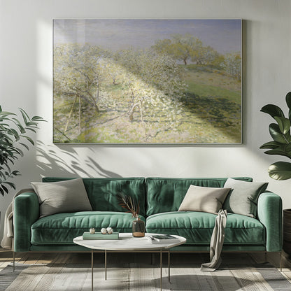 Spring (fruit Trees In Bloom) (1873) By Claude Monet - Poster / Art Print