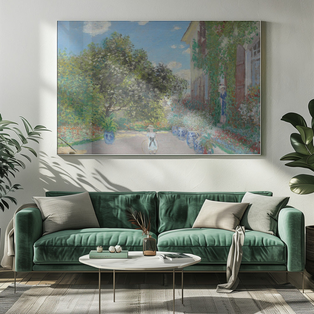 The Artist's House At Argenteuil (1873) - Poster / Art Print