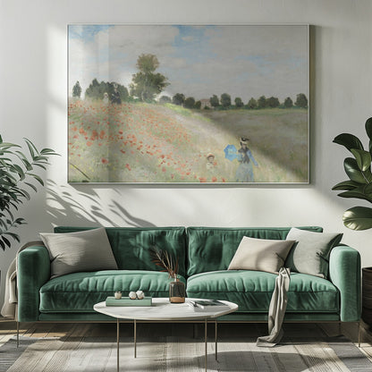 Poppy Field Near Argenteuil (1873) - Poster / Art Print