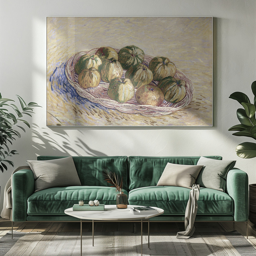 Still Life, Basket of Apples (1887) - Poster / Art Print