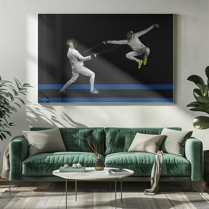 Fäktning - Poster / Art Print