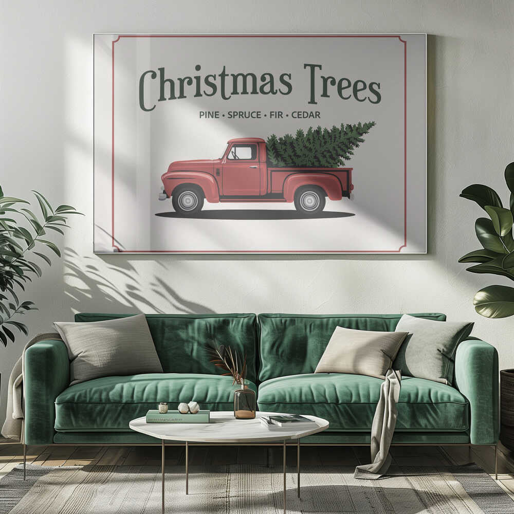 Christmas Trees - Poster / Art Print