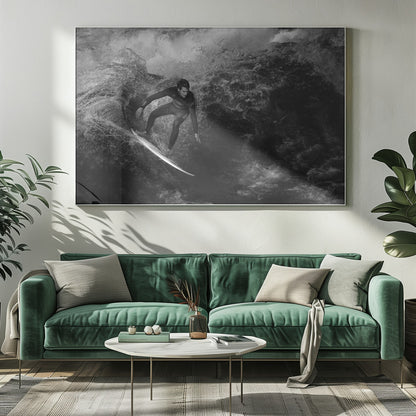 surfing to kingdom come - Poster / Art Print