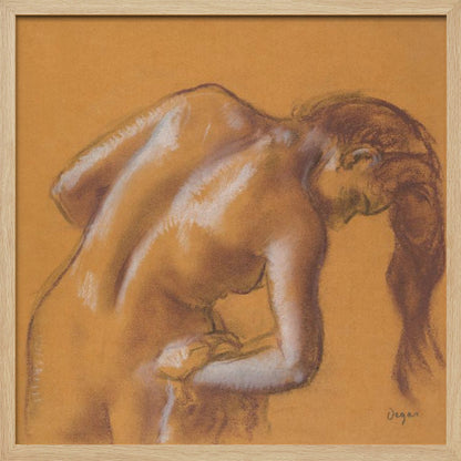Bather Drying Herself - Poster / Art Print