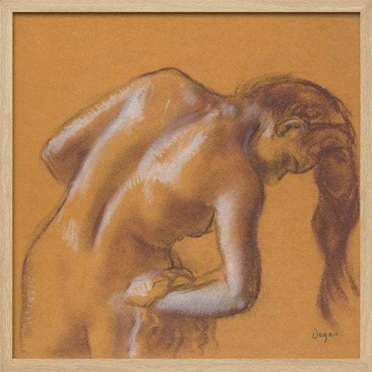 Bather Drying Herself - Poster / Art Print