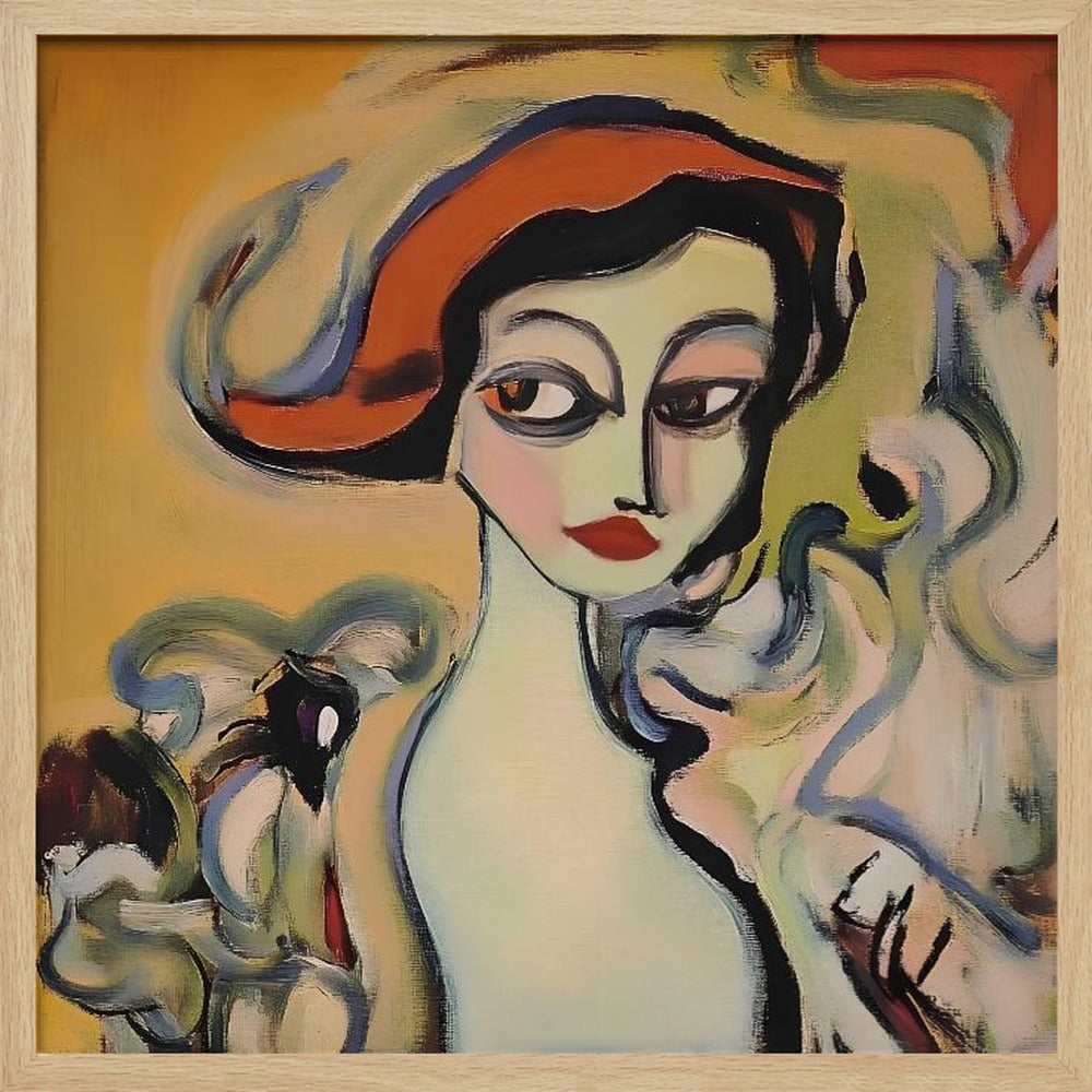 Woman With a Hat - Poster / Art Print