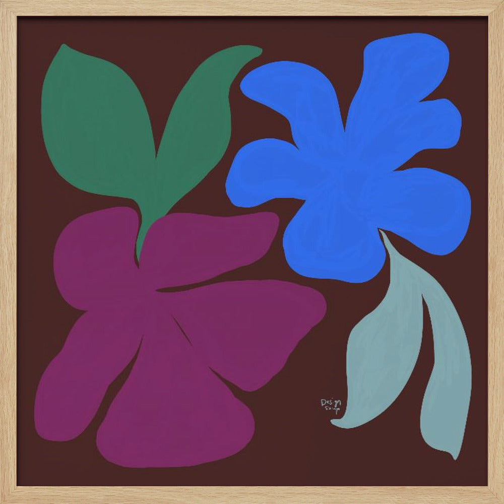 Graphic Florals - Poster / Art Print