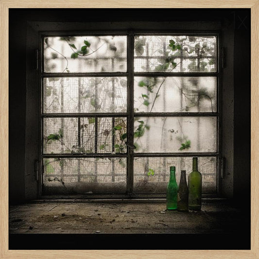 Still-Life with glass bottle - Poster / Art Print