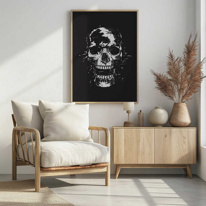 Scream (bw) - Poster / Art Print